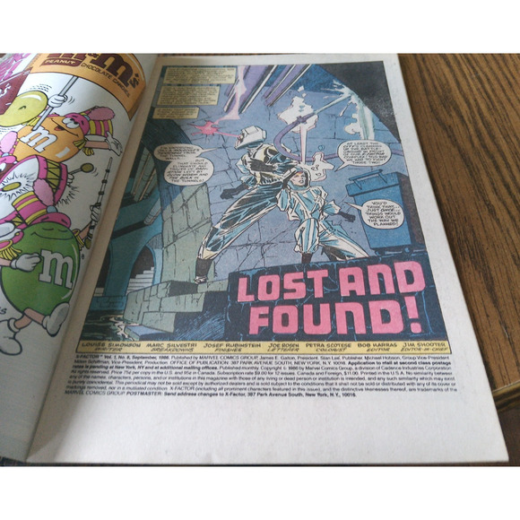 X-Factor #8 (September 1986 Marvel Comics) - Picture 3 of 3